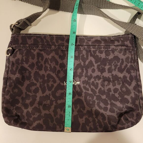 Kipling Crossbody Bag in Black/Gray Leopard Print - Picture 10 of 10